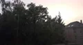 4k Thunderstorm with hard rain over backstreet city roofs 4k or 4k+ Resolution
