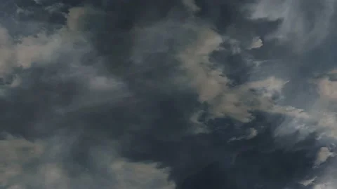 4K Thunderstorm Lightning In Storm Clouds, loop Stock Footage 193128000