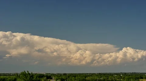 4K Tiem Lapdse of Approaching Squall Line Storms Stock Footage 54716412
