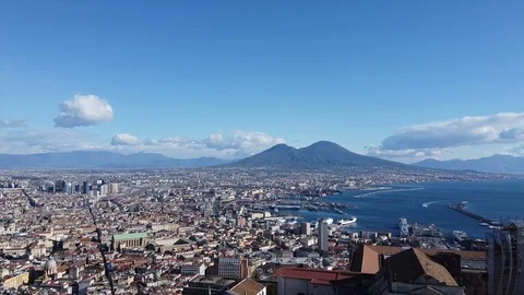 4K Tilt Down  of Naples Landscape December 2019 Stock Footage 122072423
