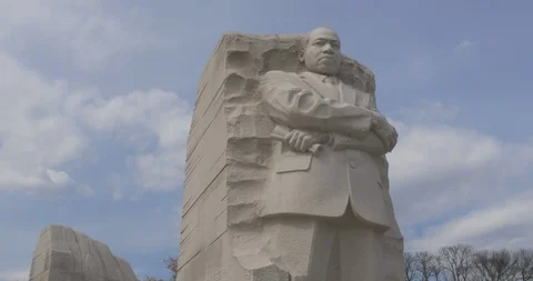 4K Tilt up to MLK Monument in DC Stock Footage 106208530