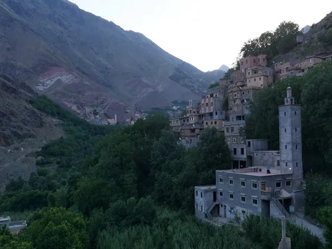 4K time-laps on the Morocco mountains of the sunrise 스톡 동영상 70307984