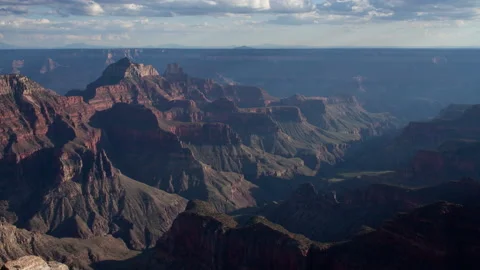 4K Time lapse of approaching cloud shadows at the North Rim of the Grand Canyon Stock Footage 150677892