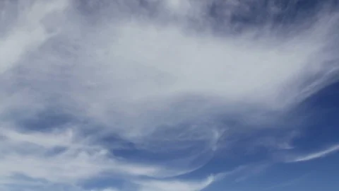 4k time lapse beautiful blue sky with clouds background.Sky clouds. Stock Footage 126357785
