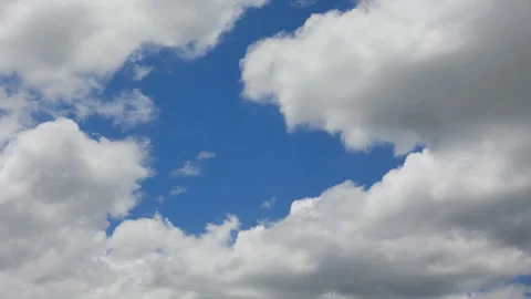 4k time lapse beautiful blue sky with clouds background.Sky clouds.Sky with Stock Footage 218447337