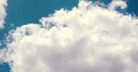 4K Time lapse, beautiful sky with clouds background Stock Footage 131960793