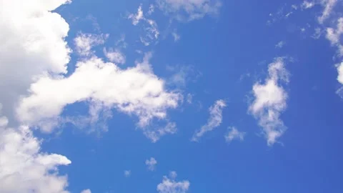 4K.  Time lapse, beautiful sky with clouds background, Sky with clouds weather n Видео 139217198