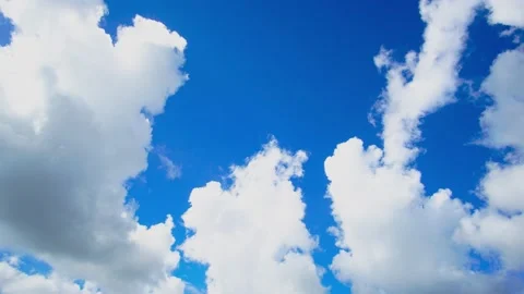 4K.  Time lapse, beautiful sky with clouds background, Sky with clouds weather n Stock Footage 139218868