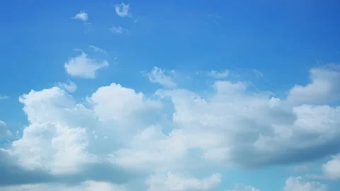 4K Time lapse, beautiful sky with clouds background, Timelapse of skyscrapers Stock Footage 144800601