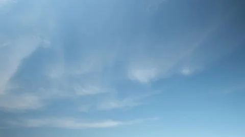 4K Time lapse, beautiful sky with clouds background Stock Footage