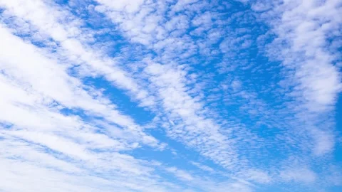 4K Time lapse, beautiful sky with clouds background, Sky with clouds Video stock 244853921