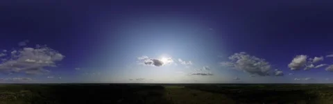 4K Time Lapse of a Beautiful Sunset Overlooking the Serene Countryside Stock Footage 283268787
