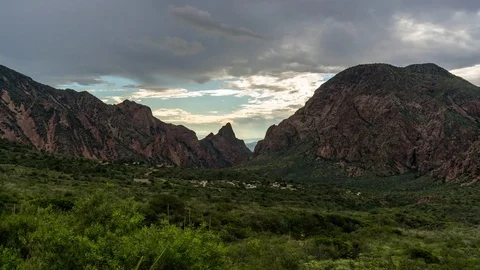 4k Time Lapse of Big Bend Valley Stock Footage 78651966