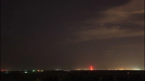 4K Time Lapse Captures Fireball in Colorado Sky Stock Footage 54716764