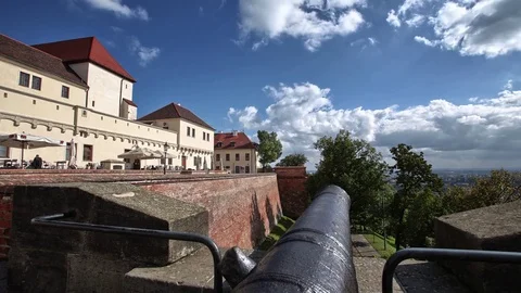 4K Time lapse with castle Video stock 72729966