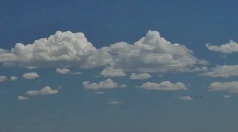 4K Time Lapse of the Classic Cumulus Cloud Stock Footage 54715369