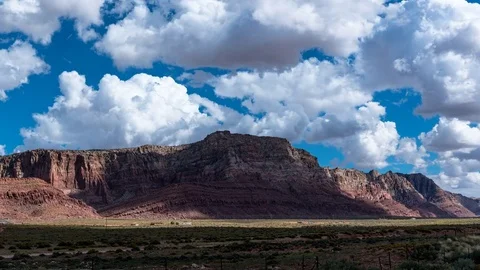 4k Time Lapse of Clouds and Cliffs Stock Footage 78652630