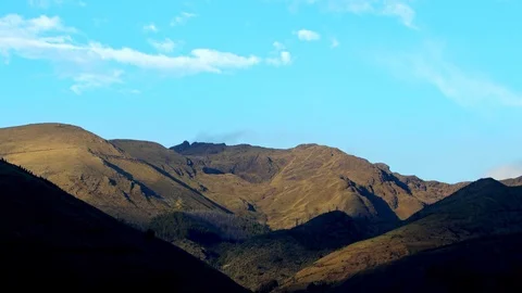 4k time lapse of the clouds passing through the Bolivian Andes mountains Stock Footage 120300054