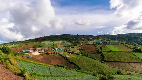 4K Time lapse clouds as the sky sunrise fog form misty nature ridge mountains  Stock Footage 149496409