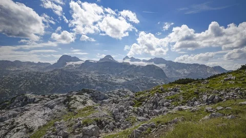 4K Time-lapse of Dachstein Glacier in Austria Stock Footage 101091322