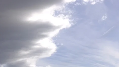 4k Time-lapse Dark Clouds Overhead - Relaxing Mindfulness Stock Footage 107307126