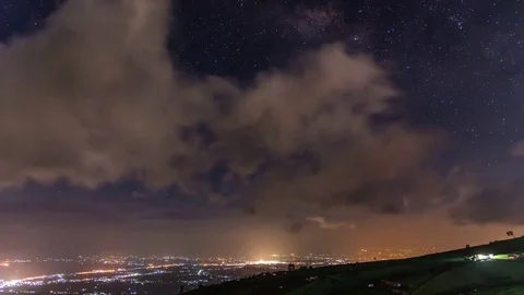 4k Time Lapse day to night Landscape Phu Thap Boek Stock Footage 74299850