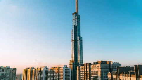 4K Time lapse Downtown SaiGon Day to Night, Ho Chi Minh city, VietNam Video stock 156499054