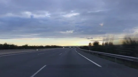 4K Time lapse Driving POV Stockbeeldmateriaal 71753844