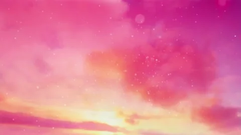 4k Time Lapse Evening sky Pink and  clouds beautiful on a summer holiday evening Stock Footage 229371233