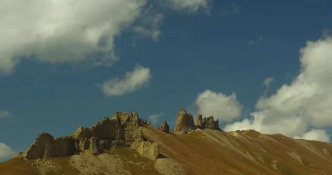 4K Time Lapse Footage of Dramatic Stone Forest Stock Footage 319677944