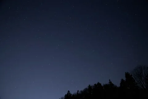 4K Time-Lapse Footage of the Starry Sky in Nagano, Japan Stock Footage 148406568