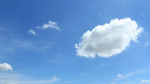 4K Time lapse heart shaped cloud 库存影片 51462262