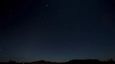 4k Time Lapse - Moonshine - Chapada dos Veadeiros - GO - Brazil Video stock 77727439