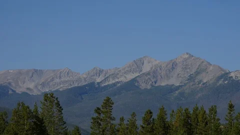 4k Time Lapse of Mountains With Clouds Video stock 96172536