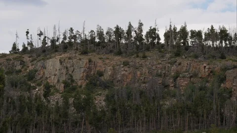 4k Time Lapse of Mountains With Clouds Video stock 96248410
