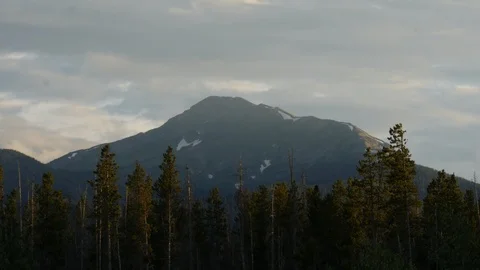 4k Time Lapse of Mountains With Clouds Video stock 96265697