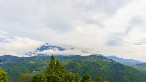 4k Time-lapse of moving cloud on cloudy day during early morning Stock Footage 100323467