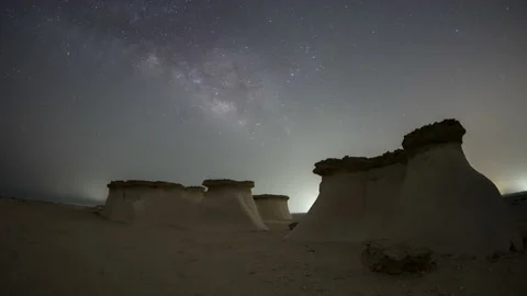 4K Time lapse of night sky milky way ove... | Stock Video | Pond5