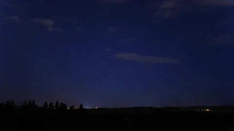 4K Time Lapse of Night Thunderstorm on the Plains Stock Footage 54713419