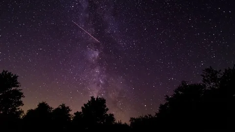 4K Time-lapse Our Beautiful Milky Way Stock Footage 74123933