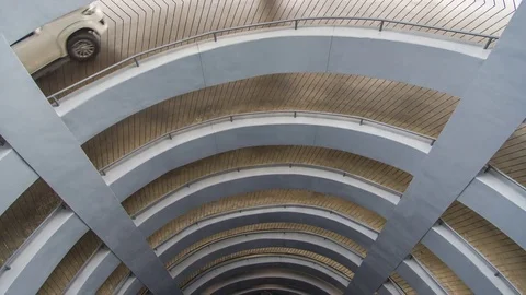 4k Time Lapse Parking ramp Stock Footage 74253674
