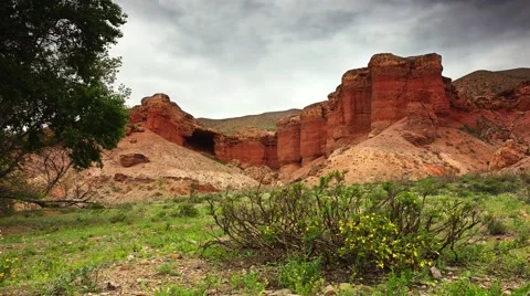 4k Time lapse of the red canyon. Stock Footage 54285041