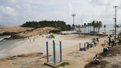 4K Time Lapse of Rio de Janeiro, Brazil.  Arpoador Stock Footage 86561940