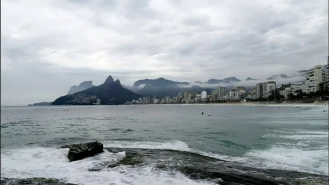 4K Time Lapse of Rio de Janeiro, Brazil. Arpoador, Ipanema, Copacabana Stock Footage 86563020