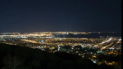 4k Time lapse of the San Francisco bay area from high in the Berkeley Hills Stock Footage 42604314