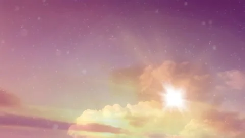 4k Time Lapse Sky after rain on the evening of the rainy season with yellow Stock Footage 172281512
