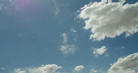 4K Time lapse sky with clouds and sun Stock Footage 108006077