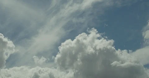 4K Time lapse sky with clouds and sun Stock Footage 108008262