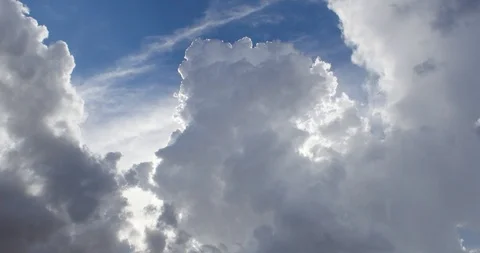 4K Time lapse sky with clouds and sun Stock Footage 108009299