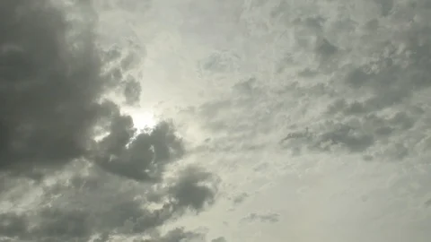 4K Time lapse sky with clouds and sun Stock Footage 108009426
